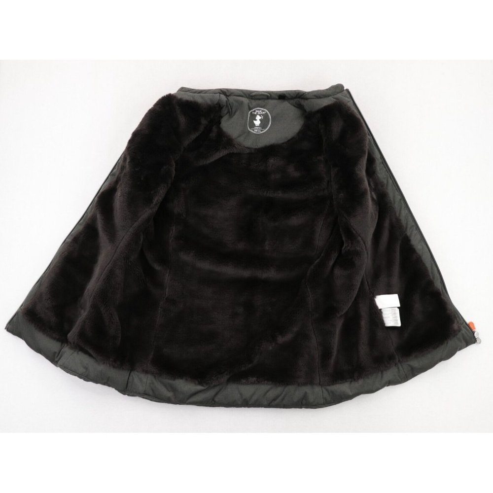 Save the Duck Full Zip Puffer Vest Women's Size 2/US Medium Gray - Picture 6 of 9